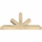 Ekena Millwork Saratoga Rough Sawn Timber Gable Bracket, Douglas Fir, 48"W x 26"H x 4"D x 4"F, 13/12 Pitch GBW048X26X0404SAR00RDF - alternate 2
